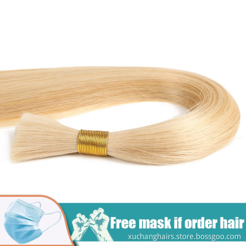 bulk braiding hair 613 bundles bulk hair extension cuticle aligned hai human hair bundles